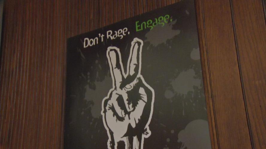 PeaceCasters summer camp sign