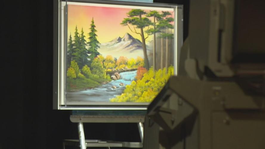 American History Museum on Instagram: Artist Bob Ross used this easel  (made using a step ladder) during the first season of his long running  show, “The Joy of Painting.” Visitors will be