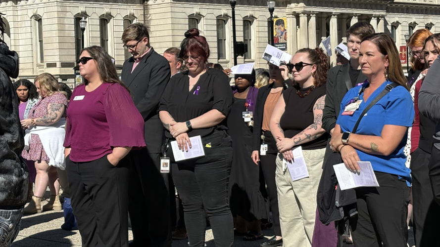 'Speak Their Name' gathering in downtown Louisville