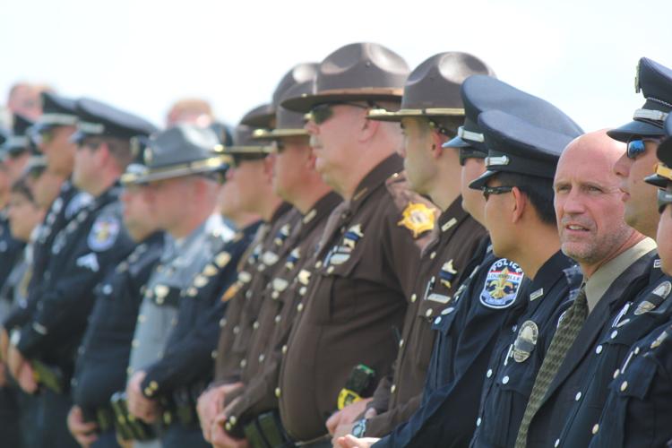 Funeral service and procession for Bardstown Police Ofc. Jason Ellis on May 30, 2013