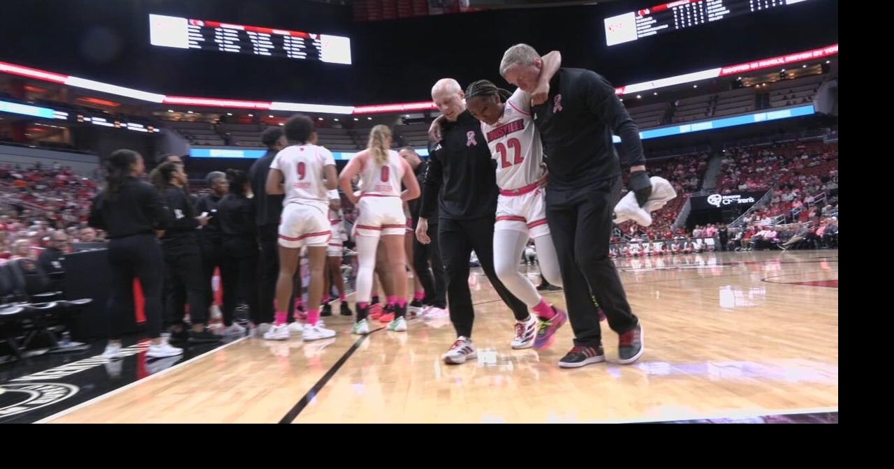 Louisville women's basketball leading scorer suffers injury during game against Virginia