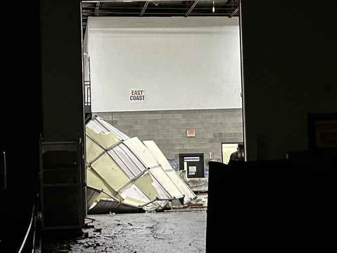 Storm damages - Thoroughbred Transportation trucks 4.3.25