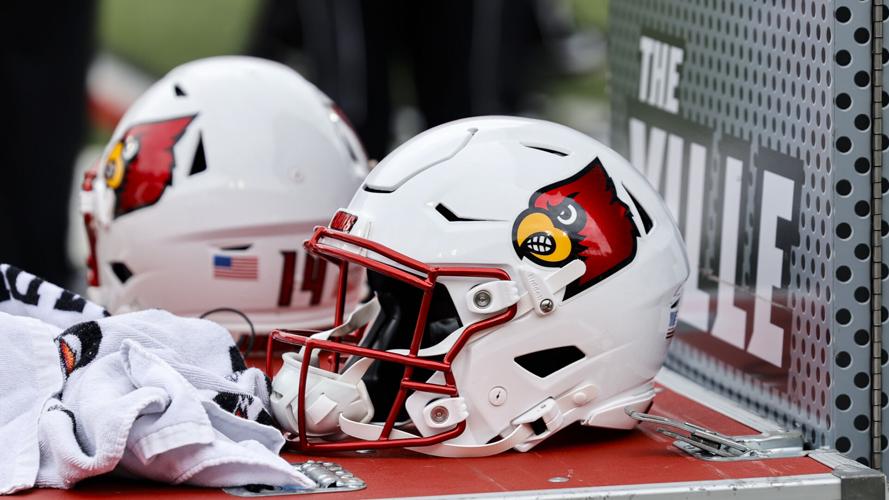 Louisville football helmets