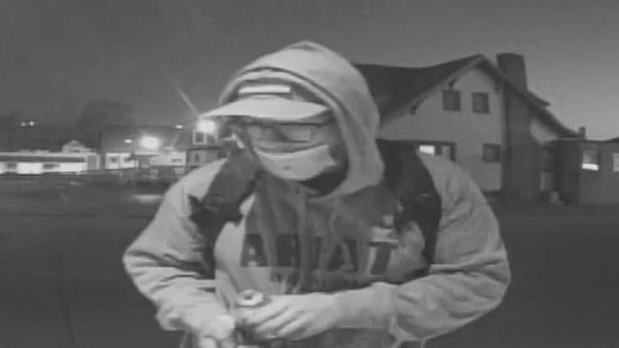 Graffiti Suspect in Columbus, Indiana