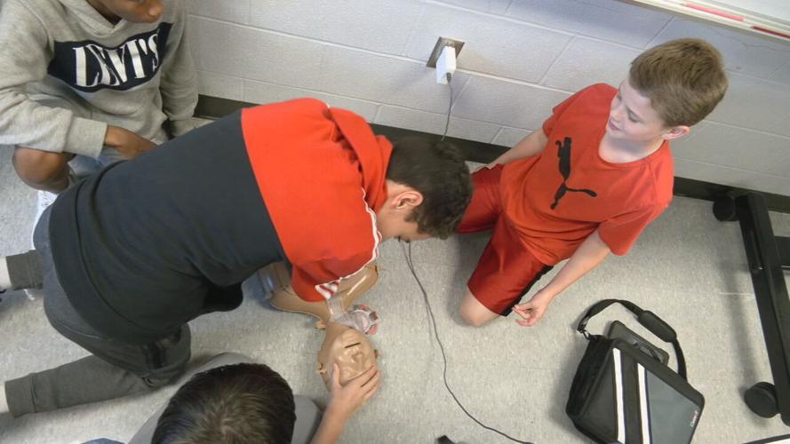 Ramsey Middle students learn CPR