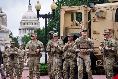 National Guard in Washington DC 8-20-2025
