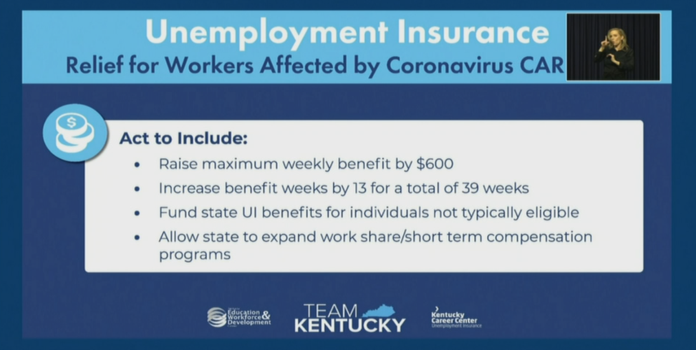 New unemployment details in Kentucky amid COVID-19 outbreak