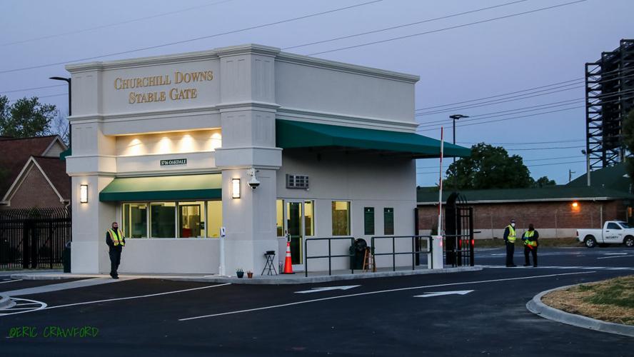 Churchill Downs new stable gate