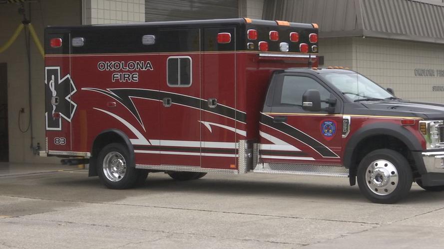 ambulance: Okolona Fire District gets new EMS service, ceremony is held to push truck into firehouse