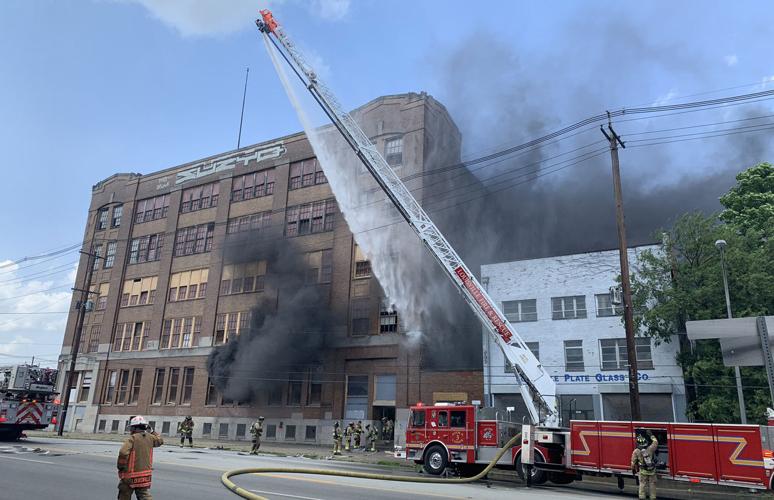 Vacant warehouse fire, 1400 block of Magazine Street, May 28, 2019