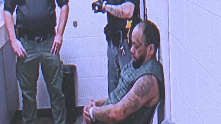 Anthony Trabue in jail court in Bullitt County, Kentucky