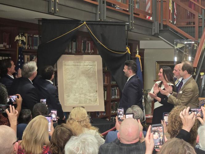 Copy of Declaration of Independence in Louisville 1-21-26