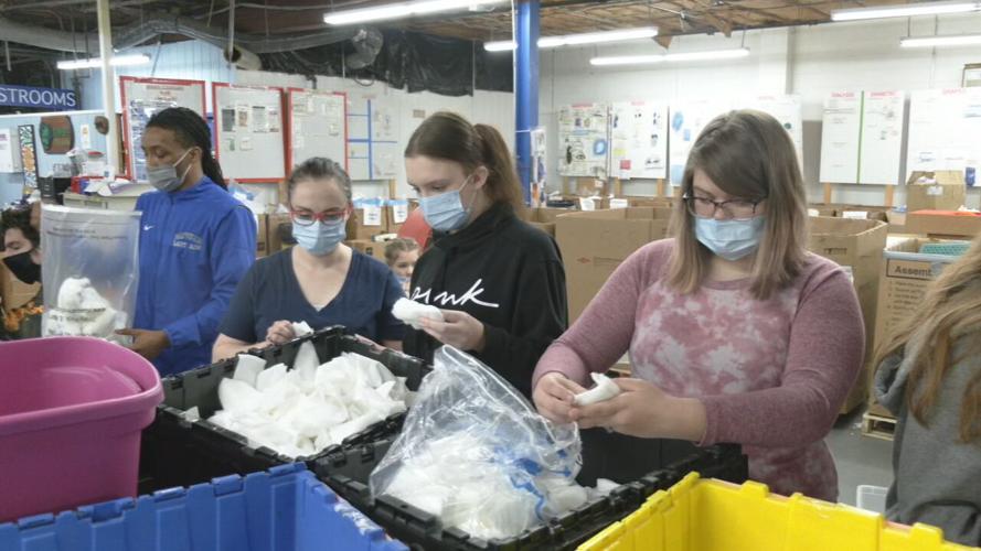 Louisville volunteers packing food, medical supplies bound for war-torn Ukraine