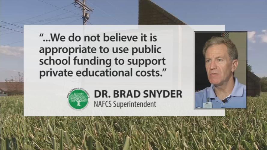 New Albany-Floyd County Schools superintendent Bradley Snyder's statement on House Bill 1005