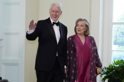 Former President Bill Clinton and former Secretary of State Hillary Rodham Clinton 4-10-2024
