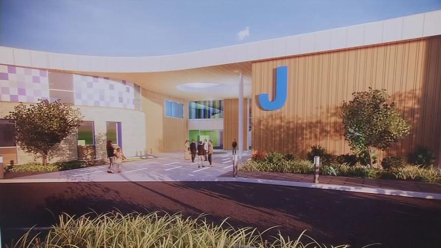 JCC rendering with J logo