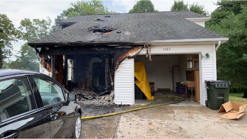 Fire at Princeton Drive in Elizabethtown (Aug. 13, 2019)