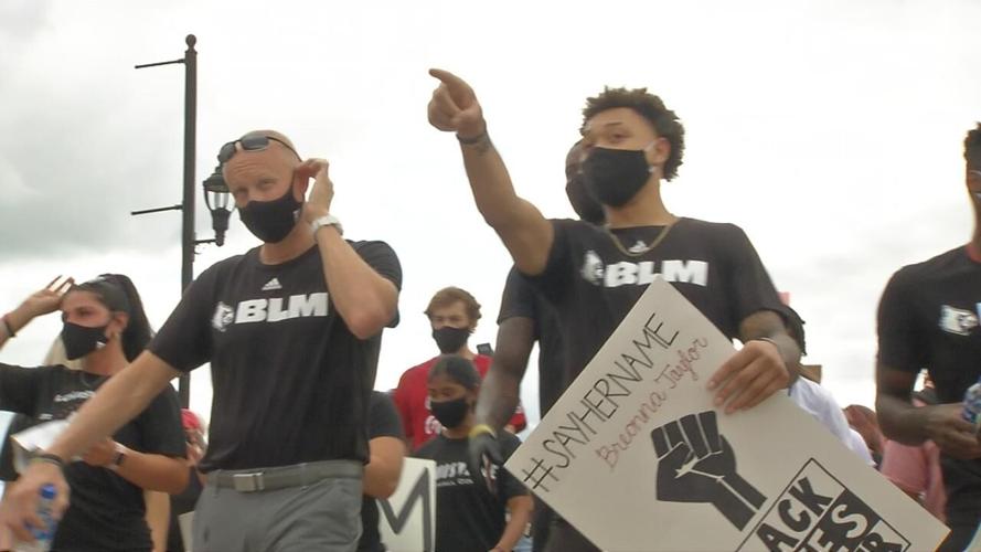 Chris Mack BLM protest