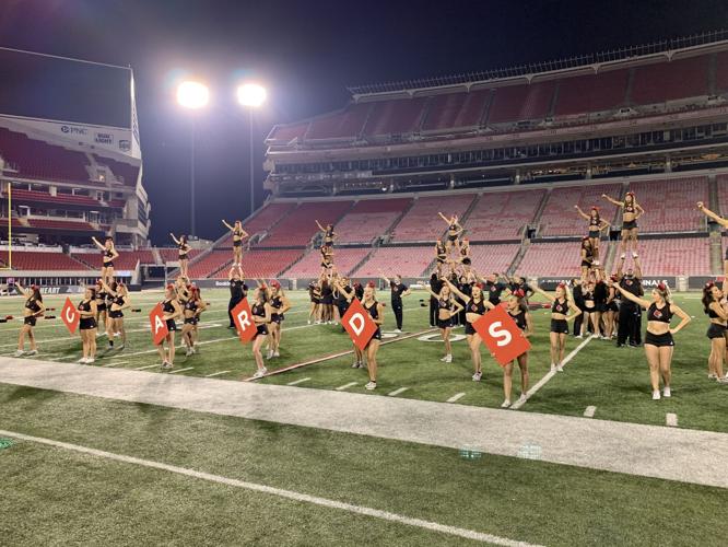 U of L Dance Team Pyramiding at Cardinal Stadium - 9-13-19.jpg