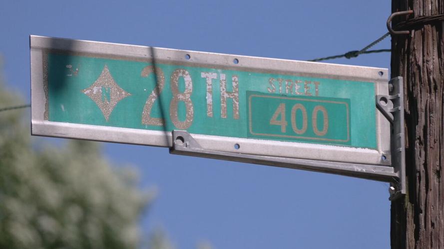 North 28th Street street (400 block) in Louisville's Portland neighborhood