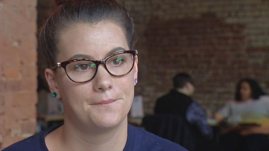 Mallory Pinnick, a waitress at Merle's Whiskey Kitchen