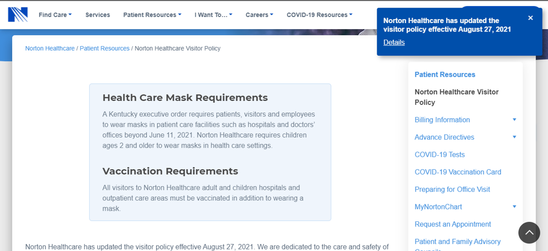 Norton original vaccine policy