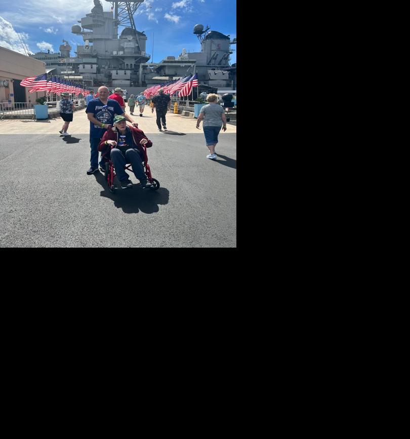 Faughn visits Pearl Harbor