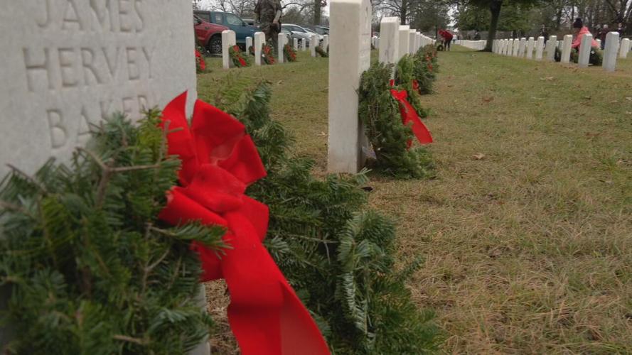 Wreath laying at Zachary Taylor National Cemetery 12-18-21