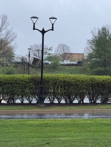 April 2 storm damage at Plantside and Campus Place