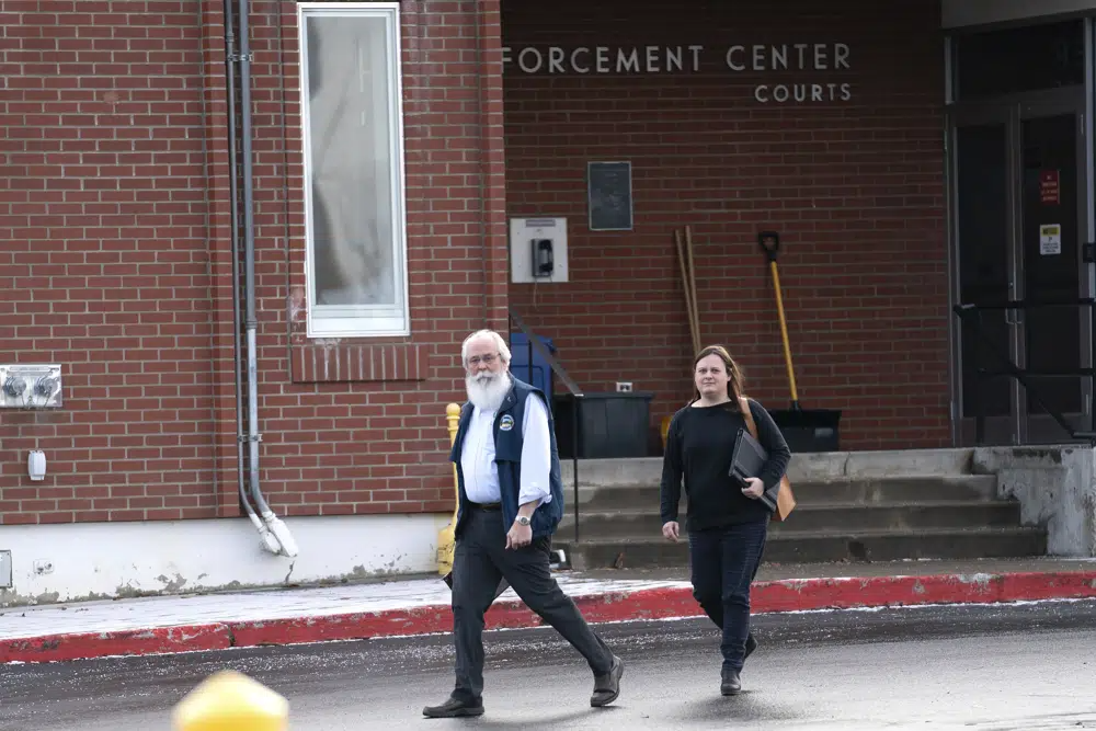 Latah County Prosecutor Bill Thompson and Ashley Jennings