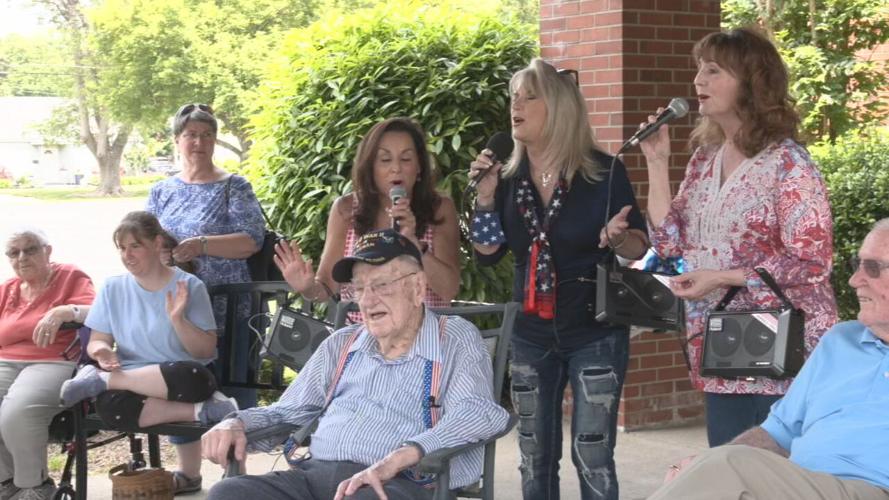Birthday party for 103-year-old veteran Art Raderer