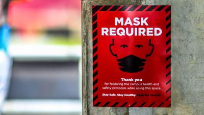 Mask required sign