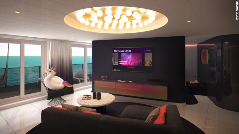 Richard Branson launches his luxury, adults-only cruise ship