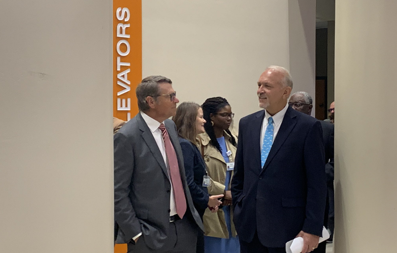 David Novak and Norton CEO Russ Cox