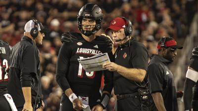 Jeff Brohm and Jack Plummer