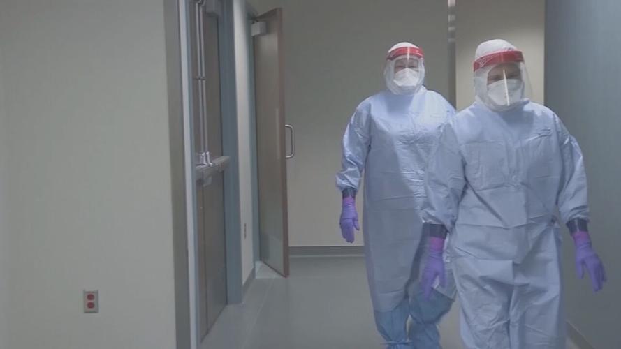 Medical workers wearing PPE