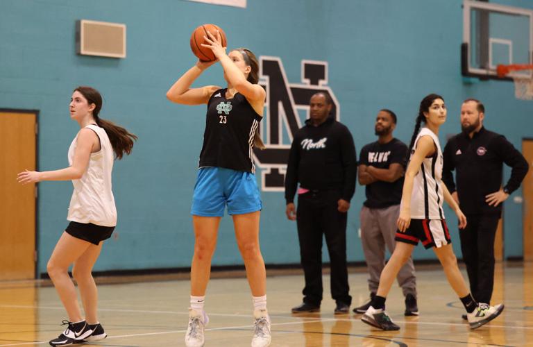 North Oldham girls basketball practice Feb. 24, 2022