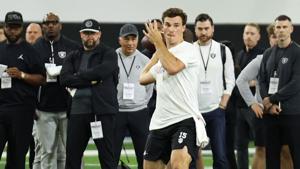 CRAWFORD | One last throw: Mendoza lifts teammates at Indiana Pro Day