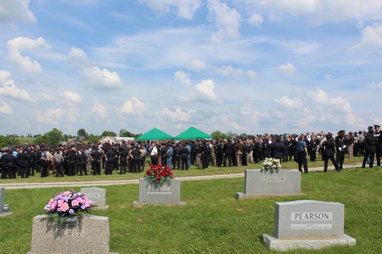 Funeral service and procession for Bardstown Police Ofc. Jason Ellis on May 30, 2013