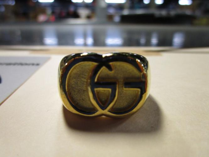 Counterfeit jewelry intercepted by federal officials at UPS Worldport in Louisville in July 2023