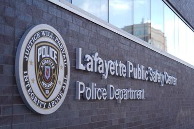 Indiana-Lafayette Police Department sign 1-27-2026