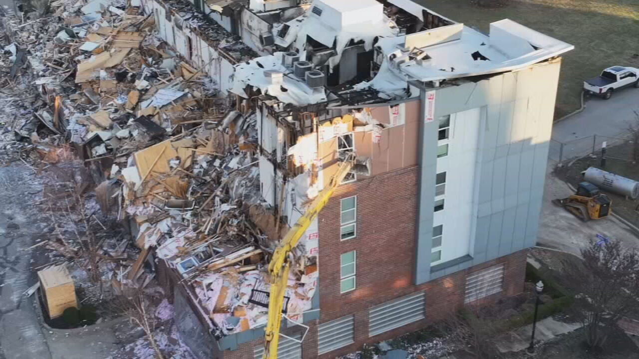 IMAGES | Crews Begin Demolishing 310 @ NuLu Apartment Building After ...