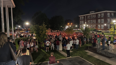 Charlie Kirk vigil at University of Kentucky