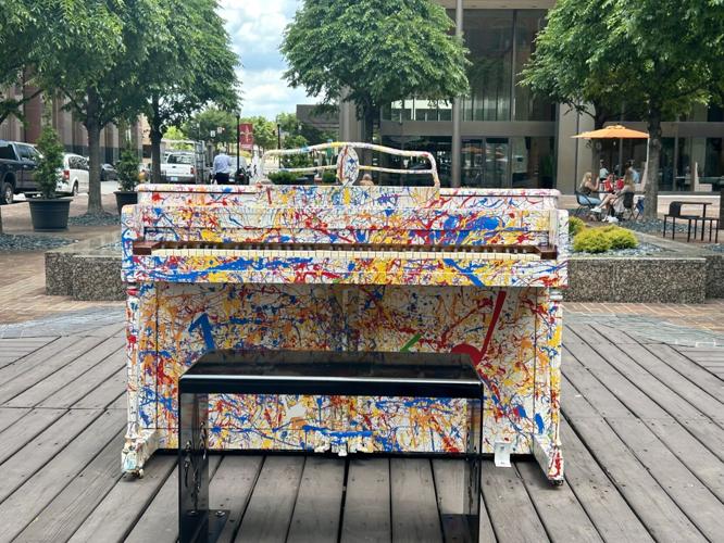 Painted piano