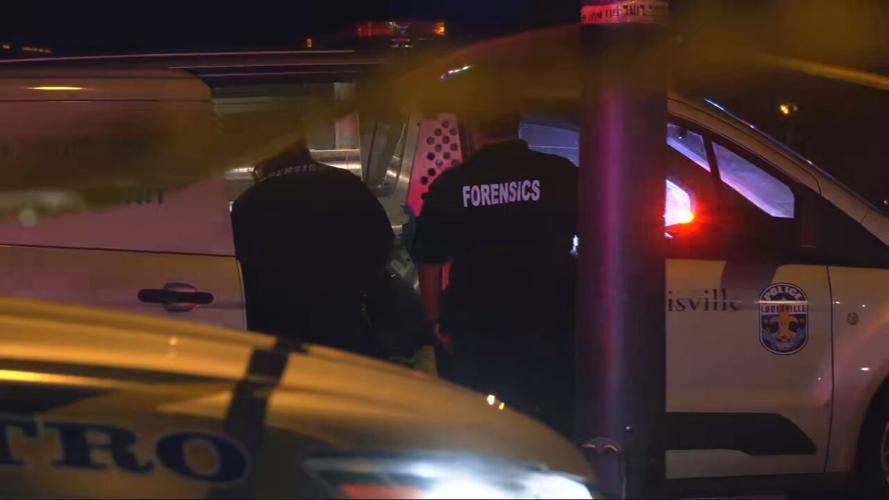 LMPD at scene of Norbrook Drive Homicide