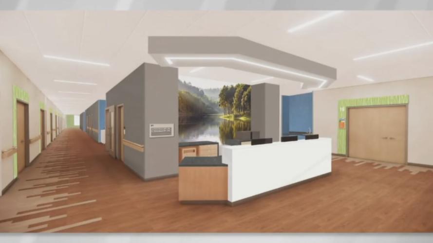 Renderings of planned Norton West Louisville Hospital