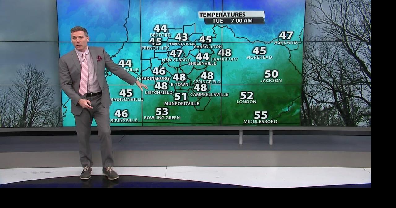 Jude Redfield's Tuesday morning forecast Weather