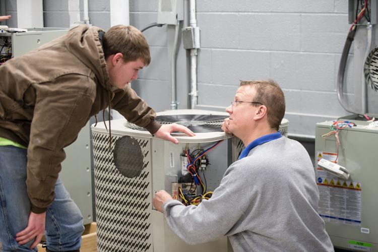 Students at the Building Institute of Central Kentucky in Lexington
