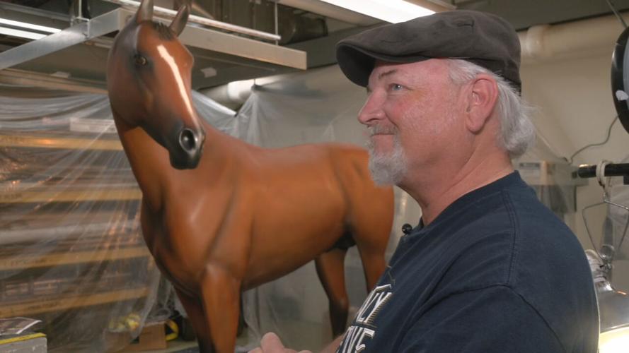 Derby horse painting Kentucky Derby Museum