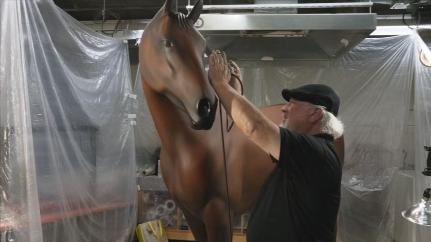 Golden Tempo Derby Museum horse painting 5-20-26